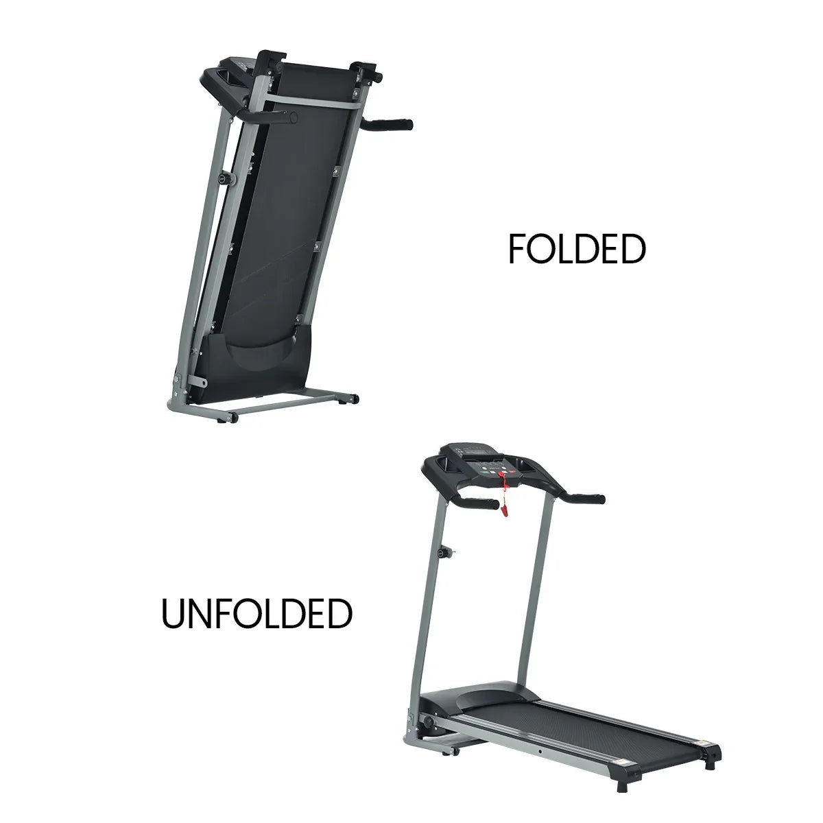 Holder Treadmill Relife Bottle with Monitor, 14” Treadmill Belt, Design Easy Compact Folding for + Running Electric Heart Assembly, Home x with 1.5HP, 40” Rate Device Hold,