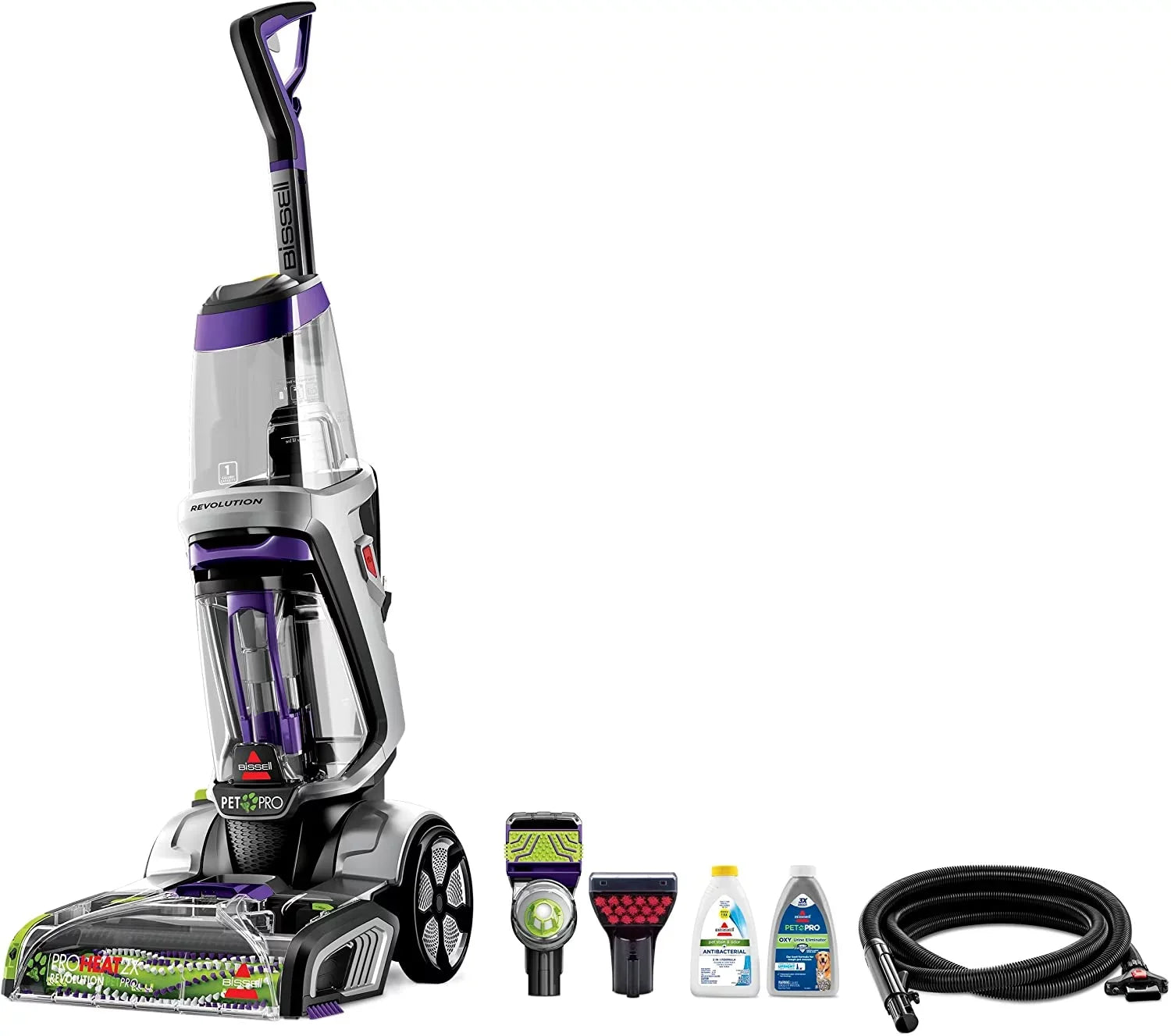 BISSELL ProHeat Deep Upright 3588F (Refurbished) Cleaner Revolution Pro Pet Plus Restored 2X