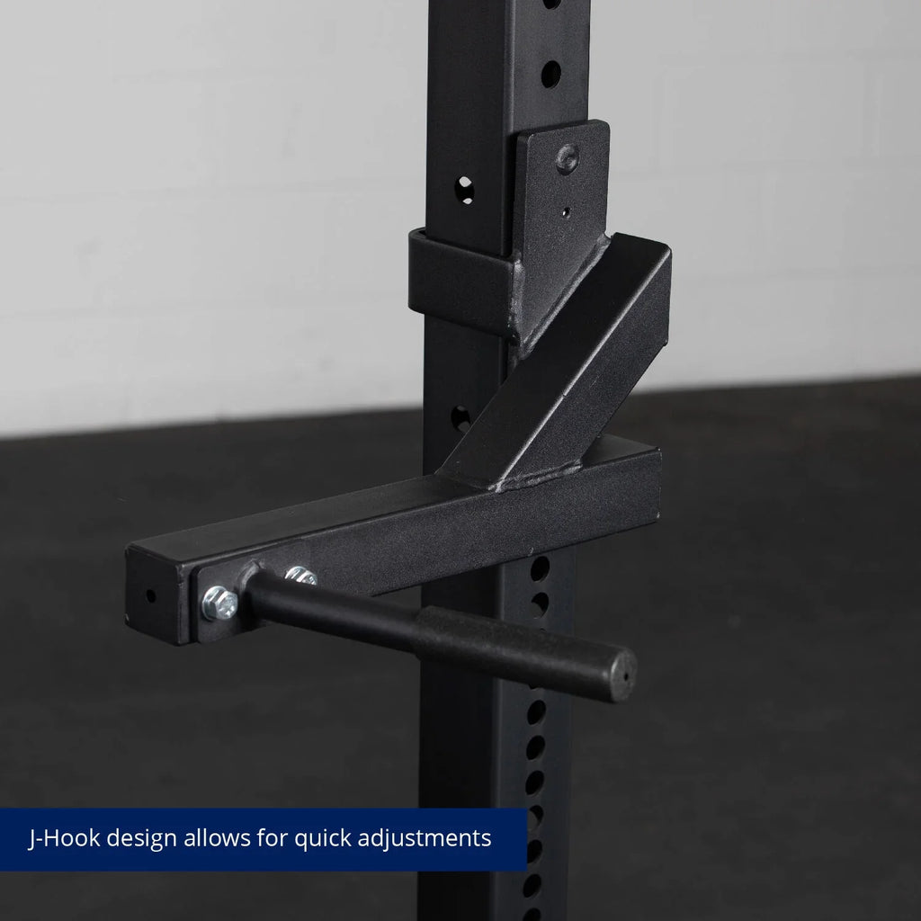 J-Hook Style 3” Mounted Titan Capacity, Bars, LB Fits X Steel Series Dip Fitness Tubular X-3 Dip 3” Attachment, 880 Rack