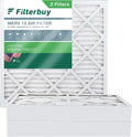 MERV HVAC (3-Pack) Furnace Air AC Filters Pleated Filterbuy 13 12x12x4