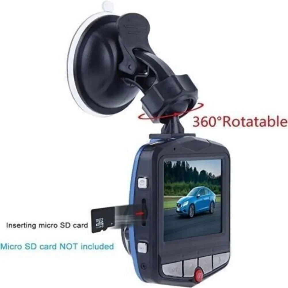DVR or Night 1080P Dash 2.4'' G-sensor Full Car Vision Camera Rear Front Cam HD