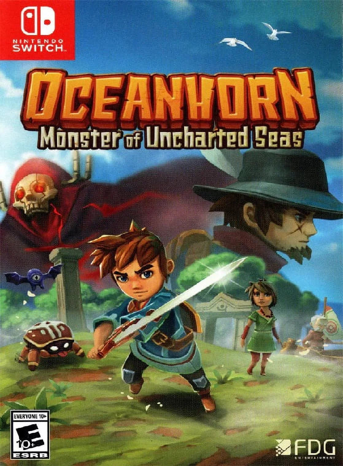 Oceanhorn: Uncharted of 2018) Seas Monster Adventure (Nintendo (Refurbished) Switch, Game Restored