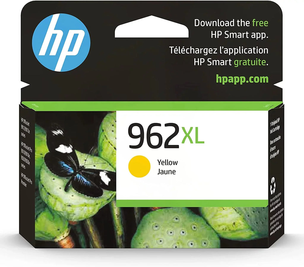 Magenta, HP Combination 962XL 962 3JA01AN, 3JA02AN) color each color Cyan, HP 1 (962XL 962XL Original 962XL (3JA00AN, Yellow)