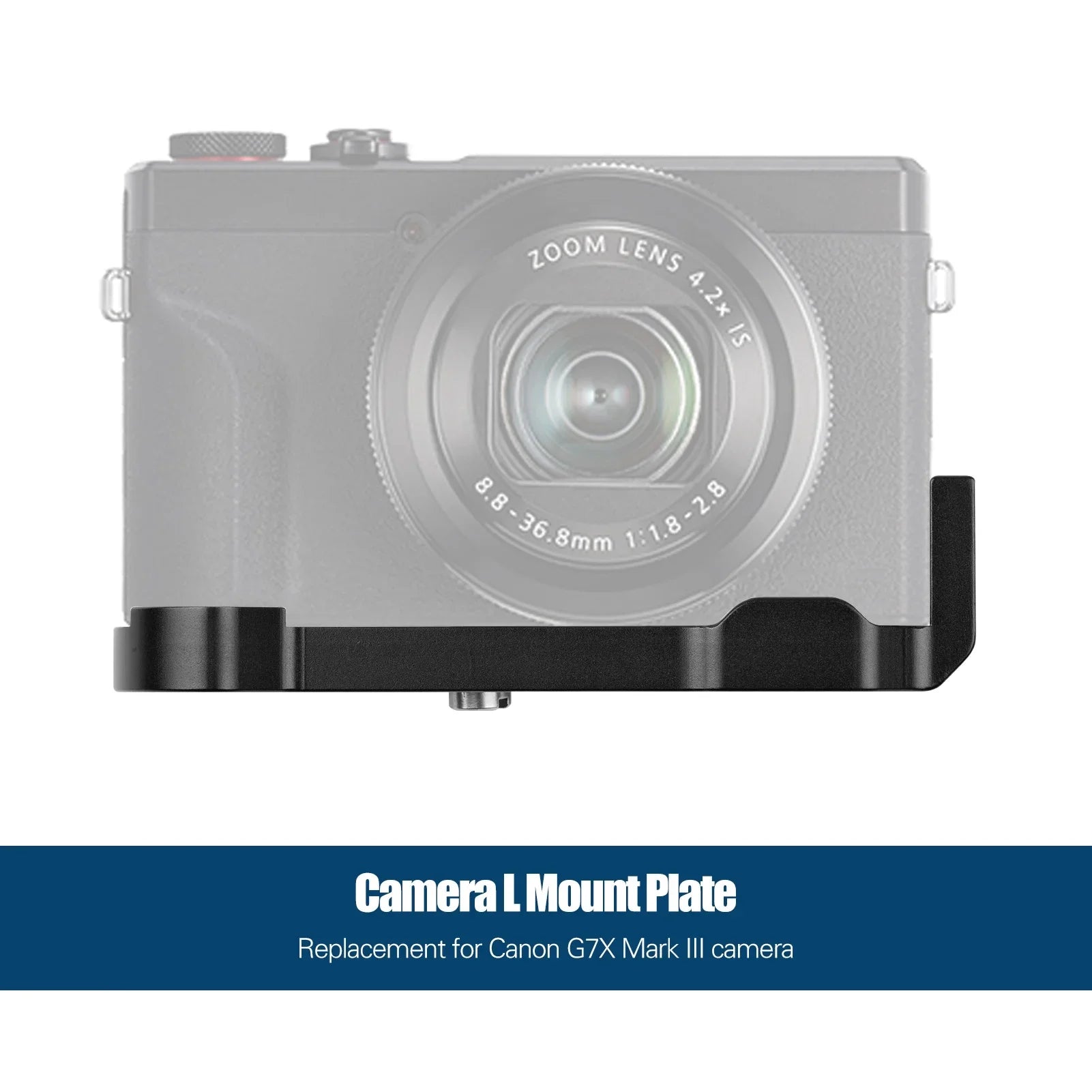 Mount Cold Shoe Accessories L Plate 3/8 Suzicca Release G7X Camera Wrenches Quick Canon for III Threaded Holes with Replacement Mark 1/4 Camera