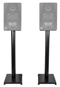 Rockville Steel Speaker Studio Monitor Black - Pair Stands Bookshelf and RS29B 29"