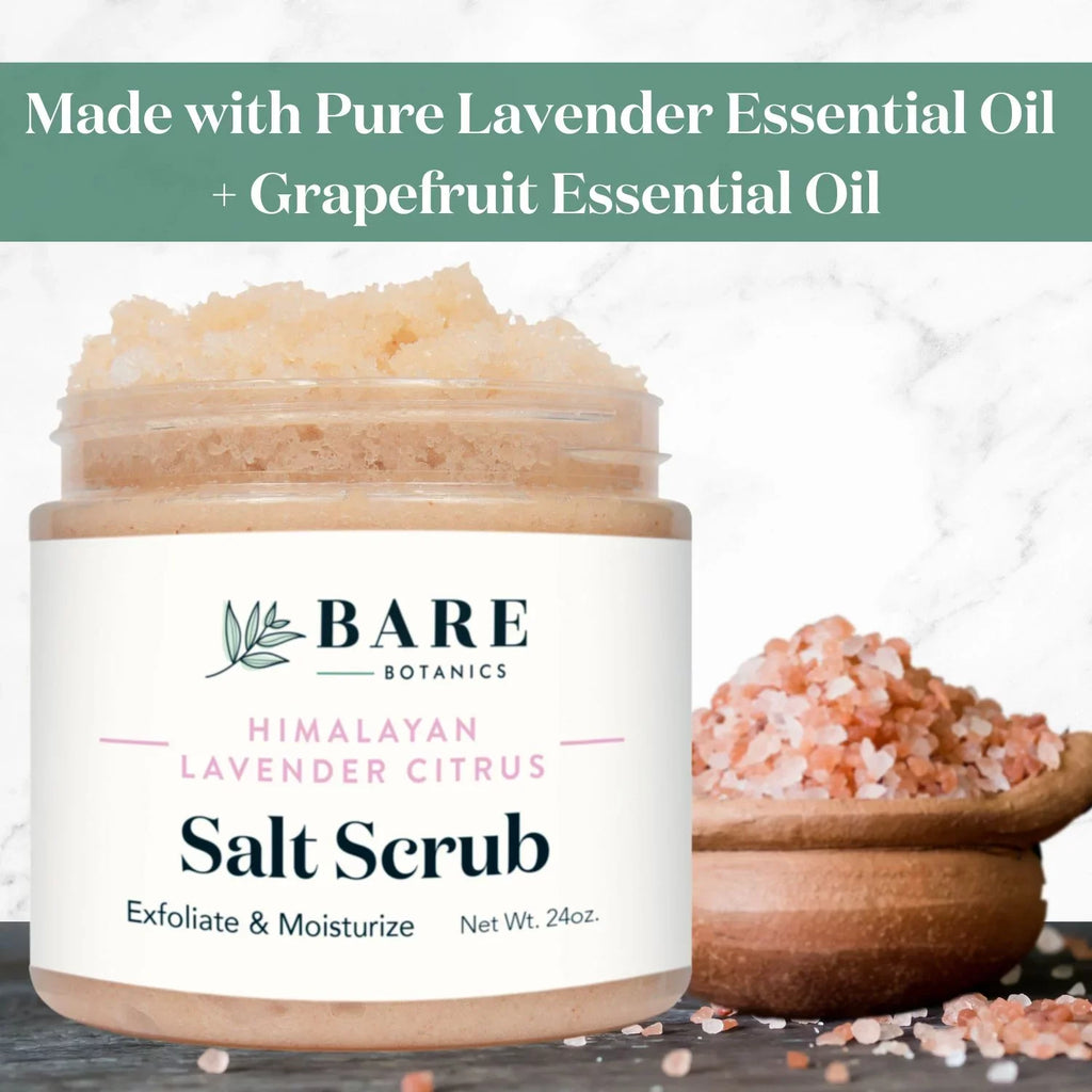Body Botanics Salt Scrub Scrub Citrus Himalayan Bare oz 24 Lavender