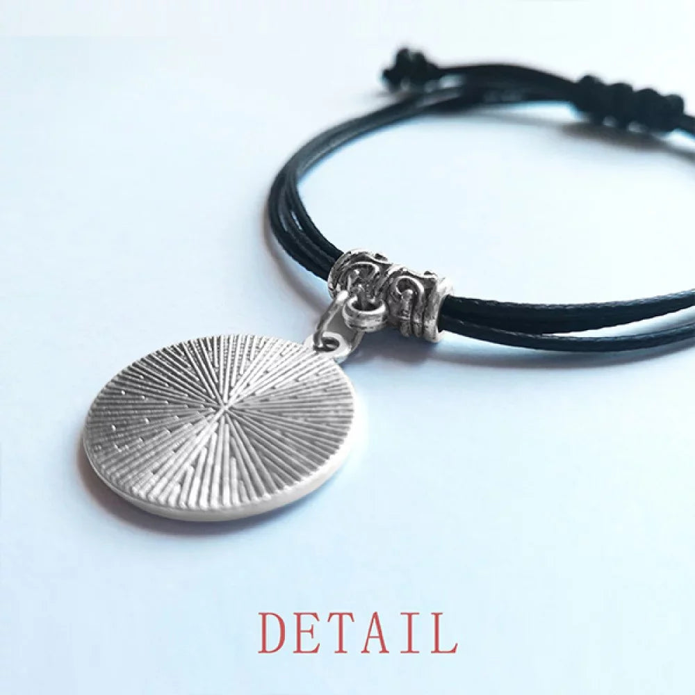 Rope Building Germany Jewelry Black Leather Famous Bracelet Architecture Wristband