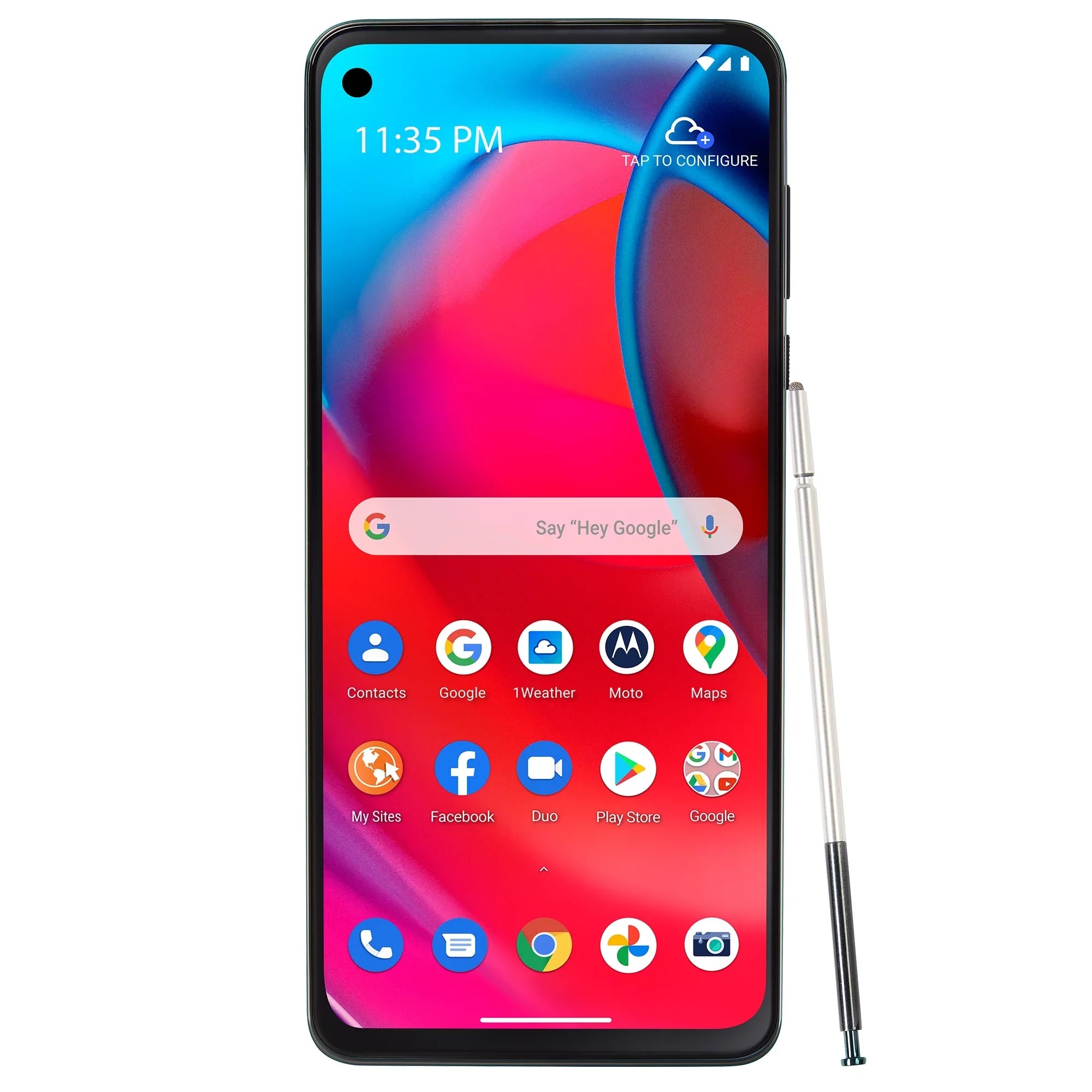 Black, to Straight Moto 128GB, Talk Motorola Prepaid Smartphone 5G [Locked (2021), G Talk] Stylus Straight