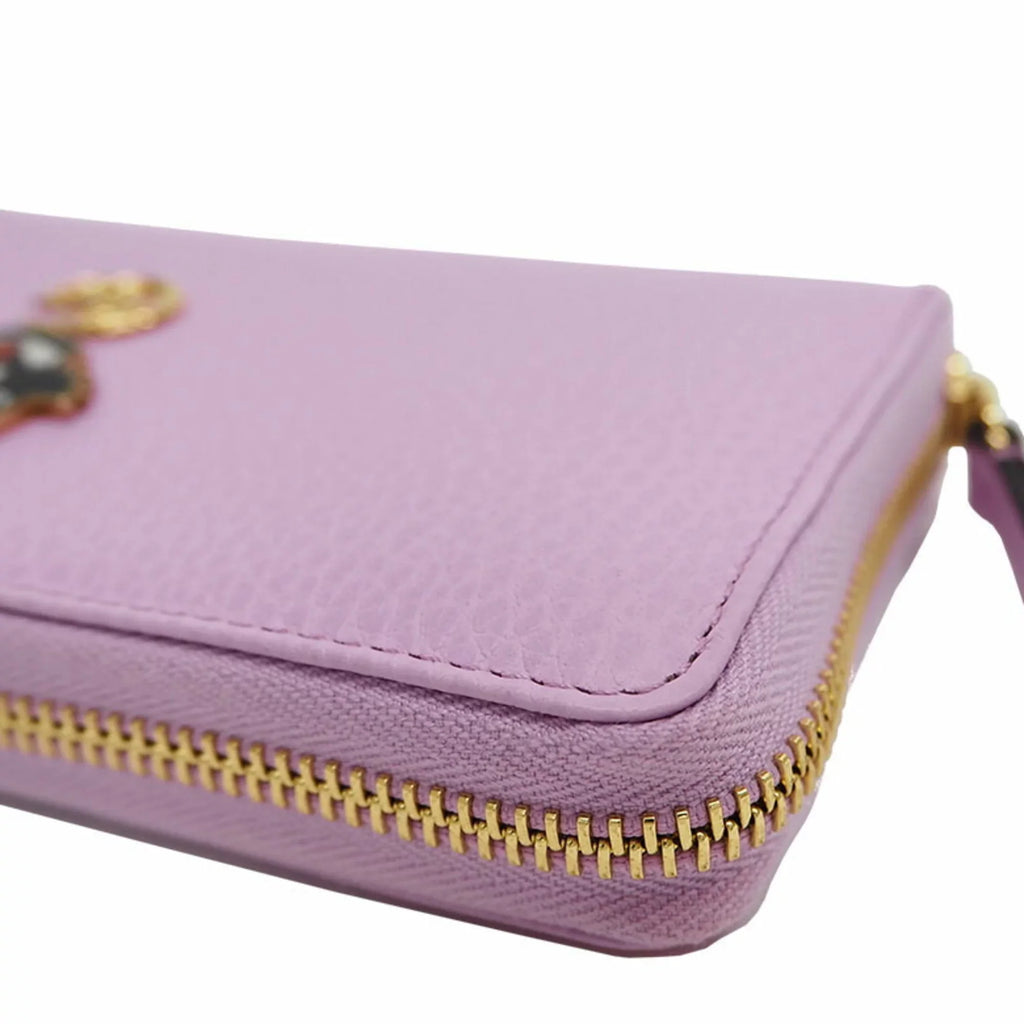Round Light Marmont Pink GUCCI Boston GG Dog (Like Wallet Bosco Gucci New) Purse Pre-Owned Around 499337 Terrier Zip