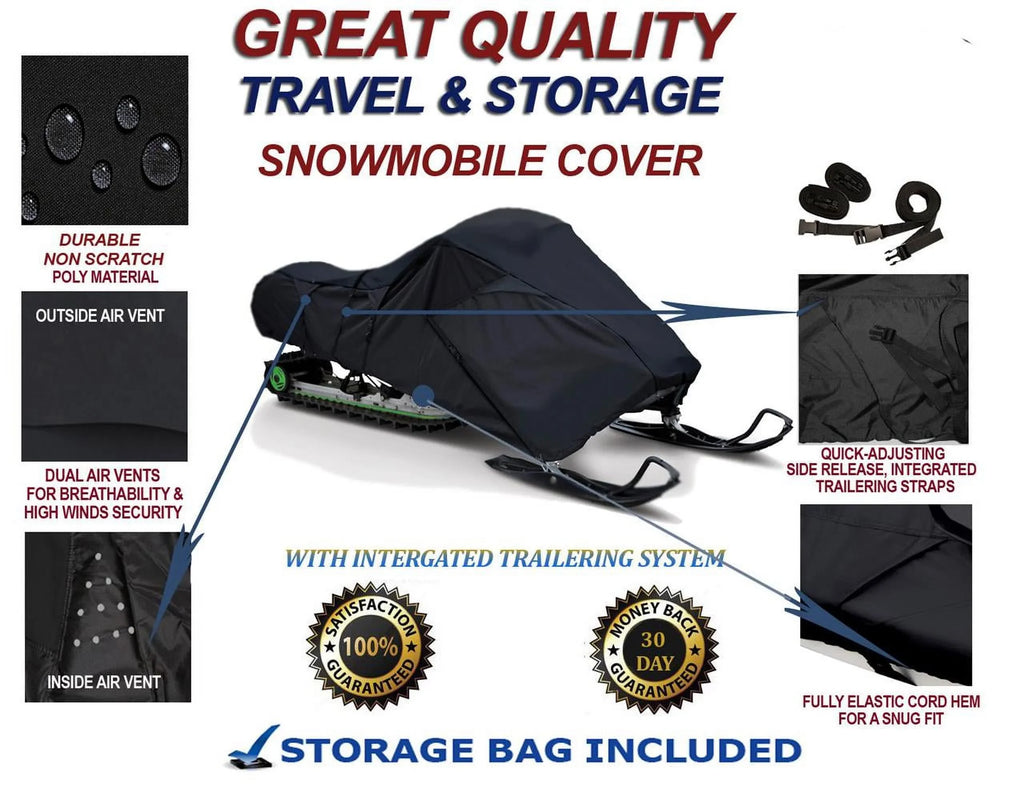Ski Cover Fan Mud Doo Travel Bombardier Protection and 2008-2009 Snowmobile 300D 550F Storage GSX and Compatible Sleds. for Slush