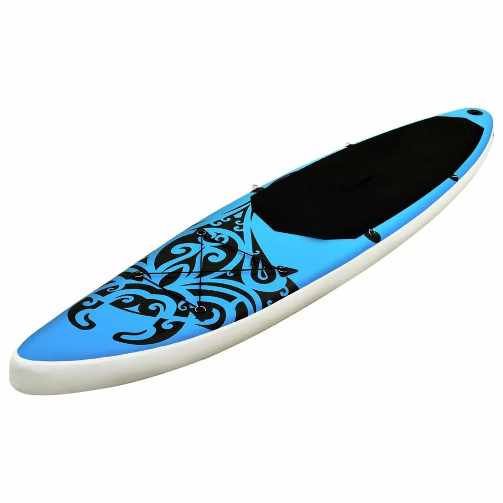 Blue Paddleboard Inflatable 144.1"x29.9"x5.9" Set Walmeck