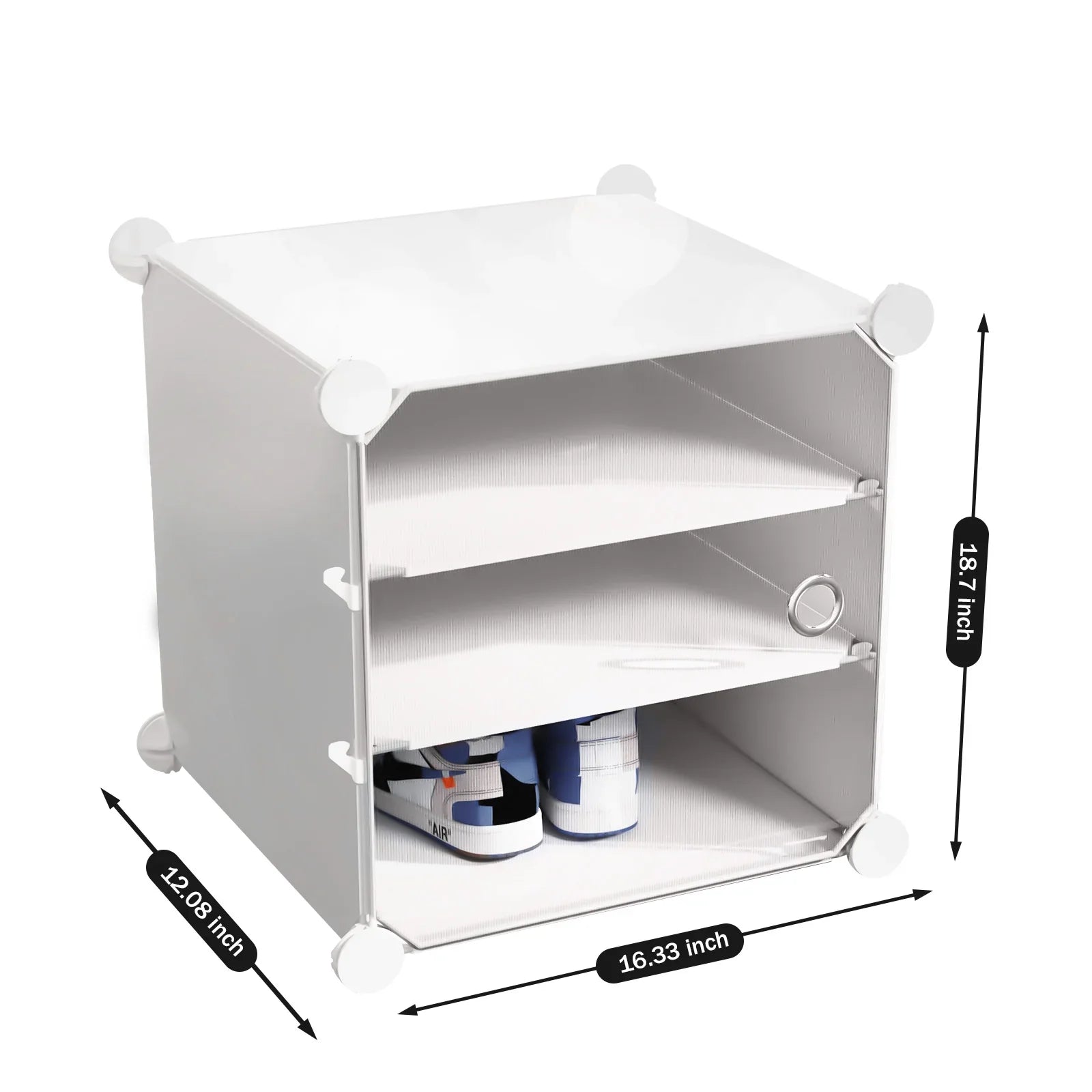 for Shoe Entryway Storage Pairs Modular Tiers Closet Hallway 12 Bedroom 96 Shelf 48 Tower Cubes Shoe Cabinet White Stand Organizer Boxes, Shoe Plastic Storage Rack