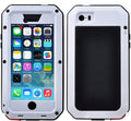 Gorilla Military Grade Outdoor (White) Glass Aluminum Travel iPhone Rugged Protection, 6s Duty Shockproof Resistant Scratch Case Metal Plus and Heavy