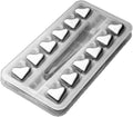 Scotch Men Pieces,Color:Heart-Shaped) Stainless Whisky Wine Cooling Tonic Rocks Metal Drinks Whisky Steel Party Gin Stones Chilling Cube Ice Women(Size:12 for Reusable