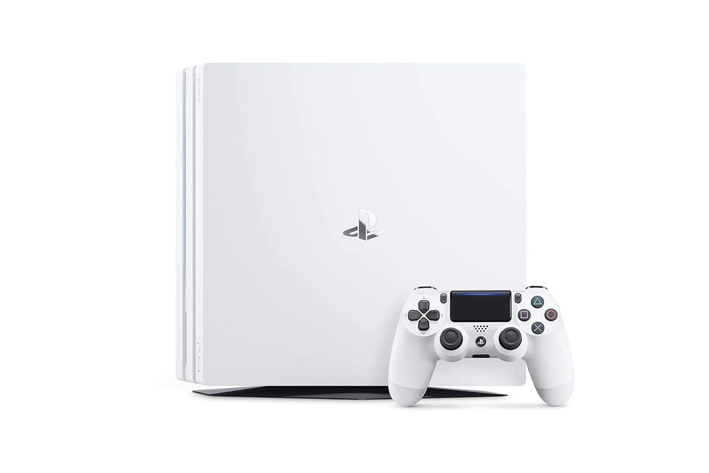 BOLT White AXTION Bundle Glacier 1TB HDMI Kit PlayStation Console Sony Cable Like Gaming Pro With 4 Cleaning New