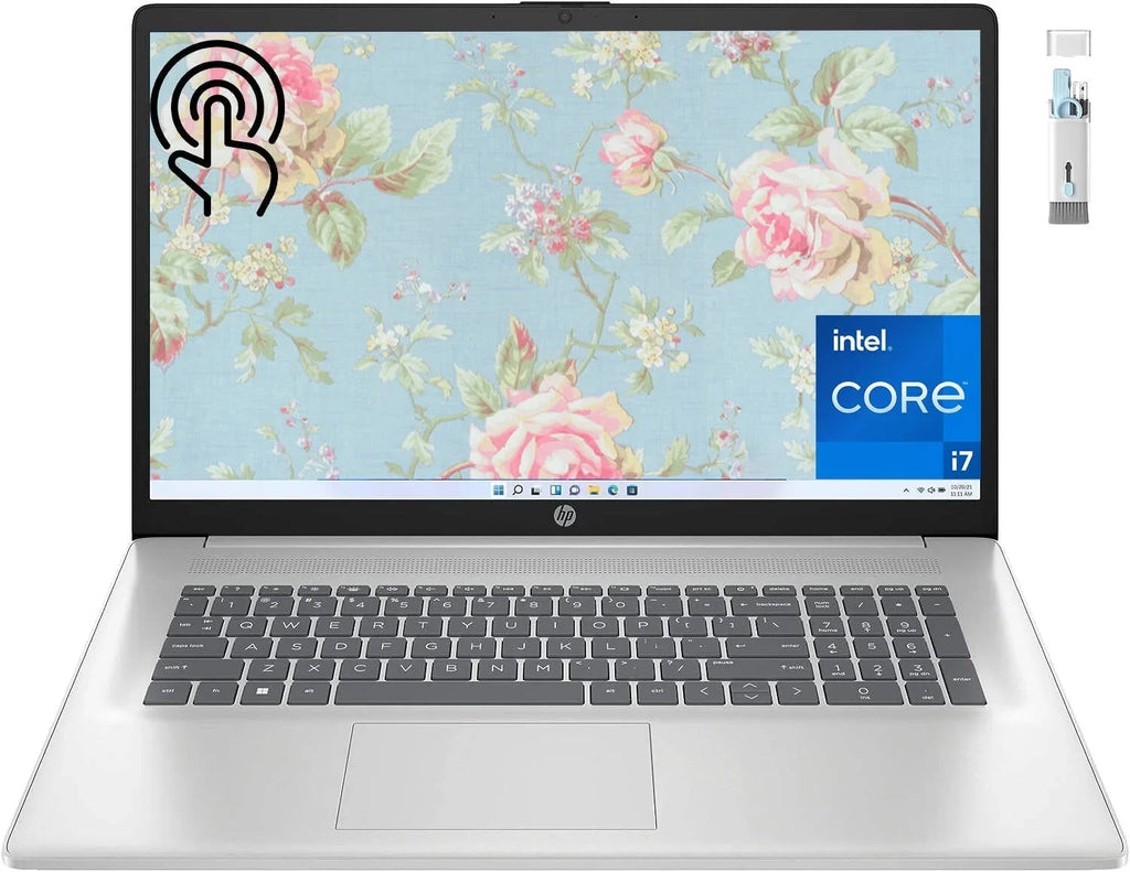 HP 32GB RAM, Keyboard, Laptop, Touchscreen Win11 Core i7-1355U, Intel SSD, 17.3" Backlit Home HD 1TB