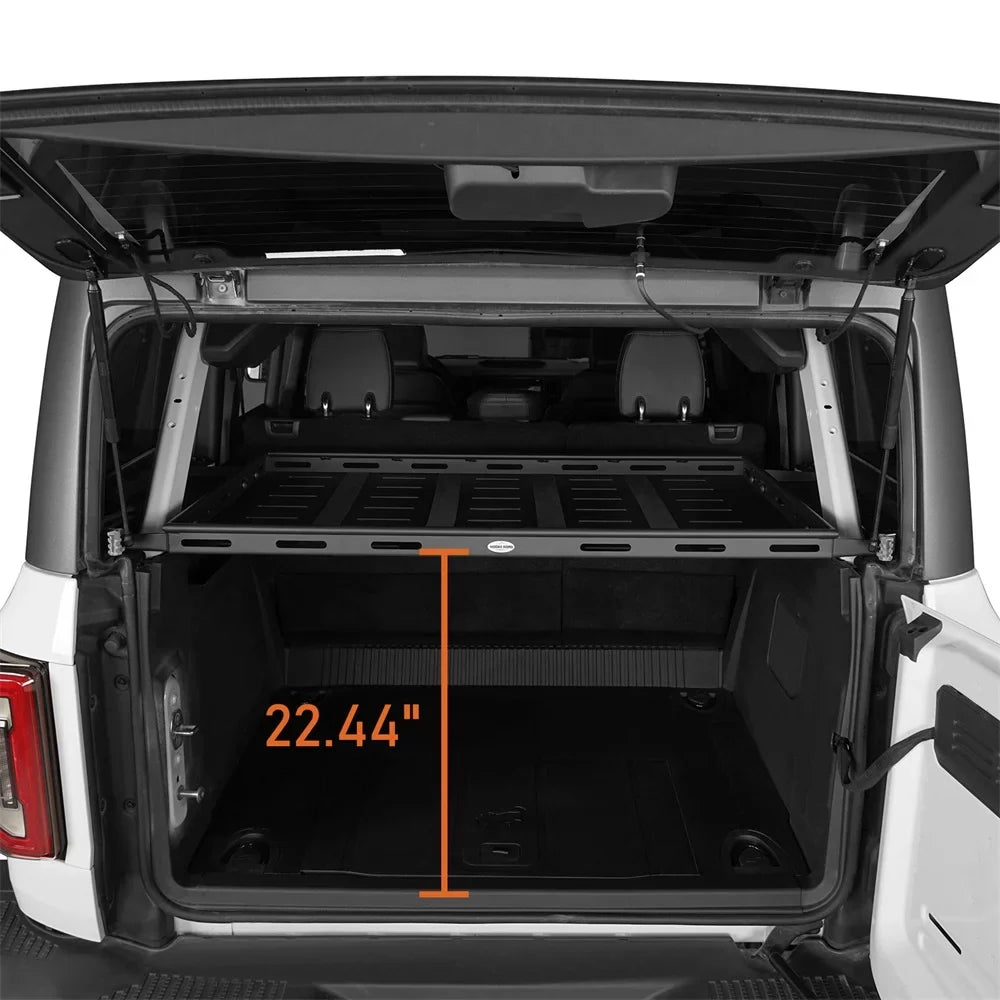 Hooke 2021 Ford 2022 Hardtops Rear Storage Cargo Bronco Rack Basket for 4 Road 2023 Door