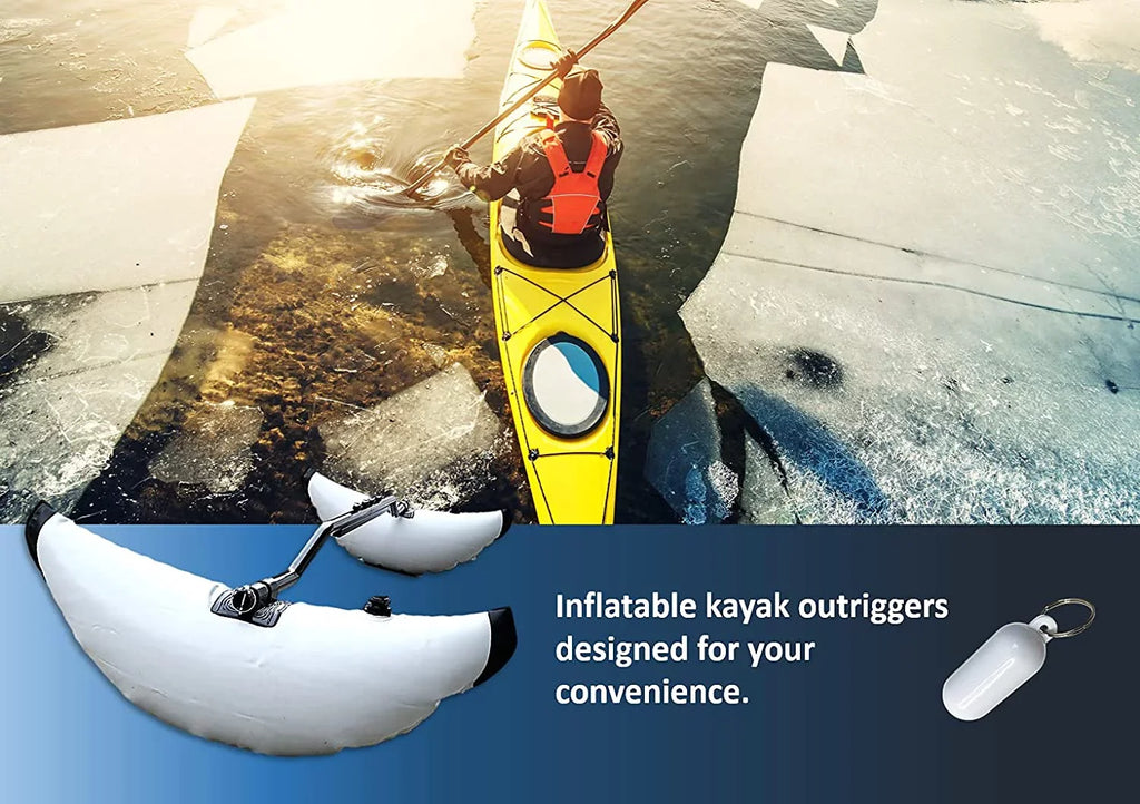 Sidekick Tube Fishing Rod System Grey Breath Kayaking Gray Canoe Adjustable Boat Float Patches Outdoor PVC Pactrade Accessories Kayak Repair Buoy Inflatable Kit Buoyant Outrigger Stabilizer Arm Marine