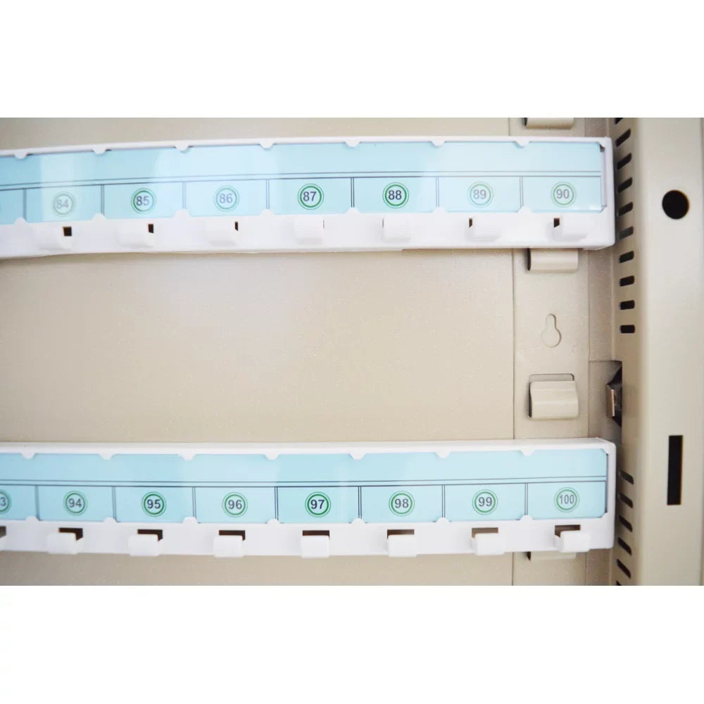 Beige 100 Lock Key Hooks Organizer Key Cabinet EQCOTWEA Wall Mount Box