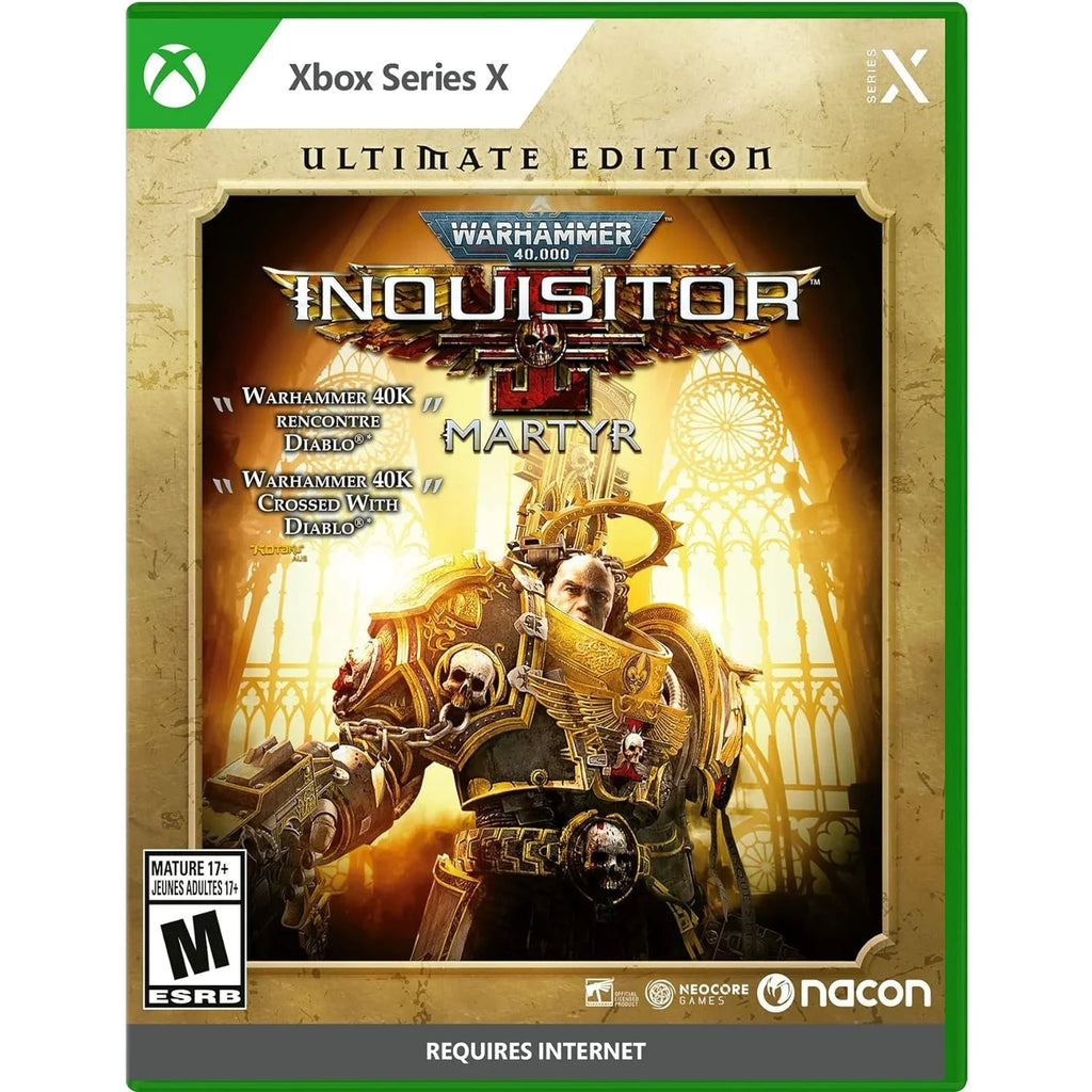 '- - 40,000: Warhammer Xbox Inquistor X Series Edition Martyr - Ultimate