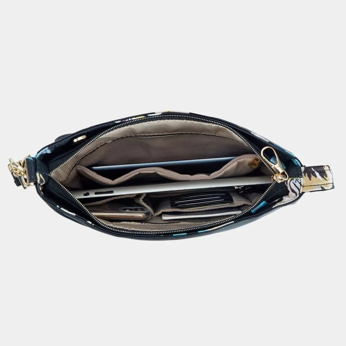 Bag Floral Addison Travelon Bucket 43491-50C - Midnight