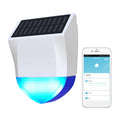 Control Wifi Sound Alarm Solar 5.0 Smart BT Light IPX5 Outdoor Powered Home Intelligent Device Alarm Real-time APP Waterproof Linkage Alarm