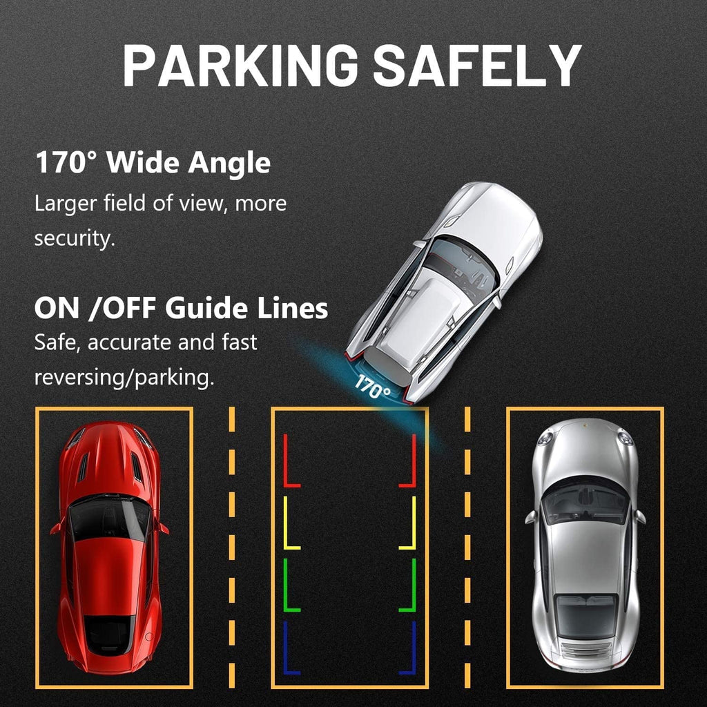 Small Kit with HD Camera 5 Pickups for Van Camper Bileeko RV 1080P Car Monitor Backup Wireless View Inch Rear
