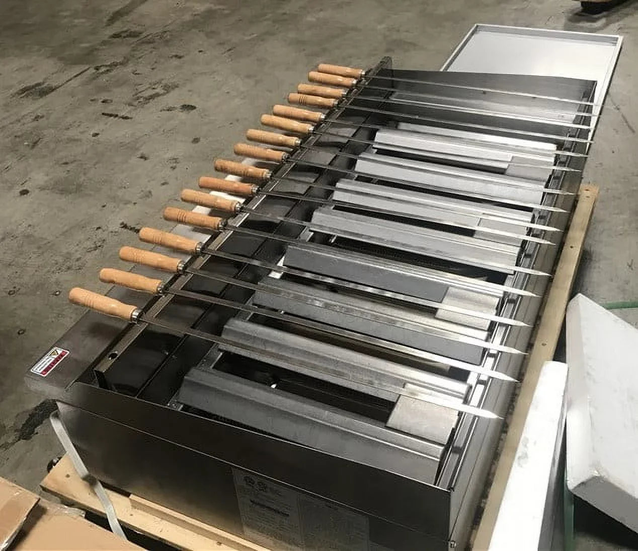 shish ins NSF 48 SSK48 kabab Natural broiler gas/Propane