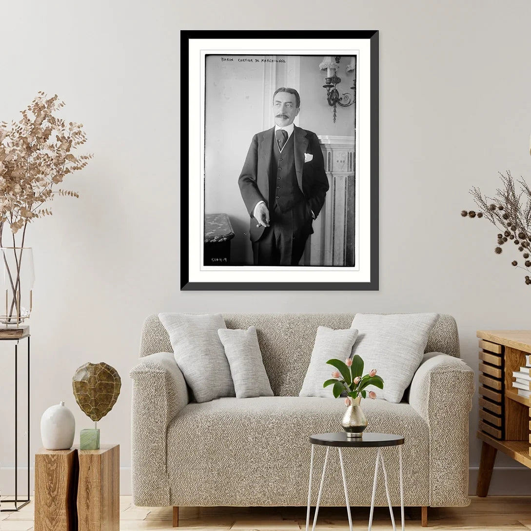 De Historic Marchienne x Cartier - Baron 17-7/8" 2, Framed Print, 21-7/8"