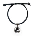 Rope Building Germany Jewelry Black Leather Famous Bracelet Architecture Wristband