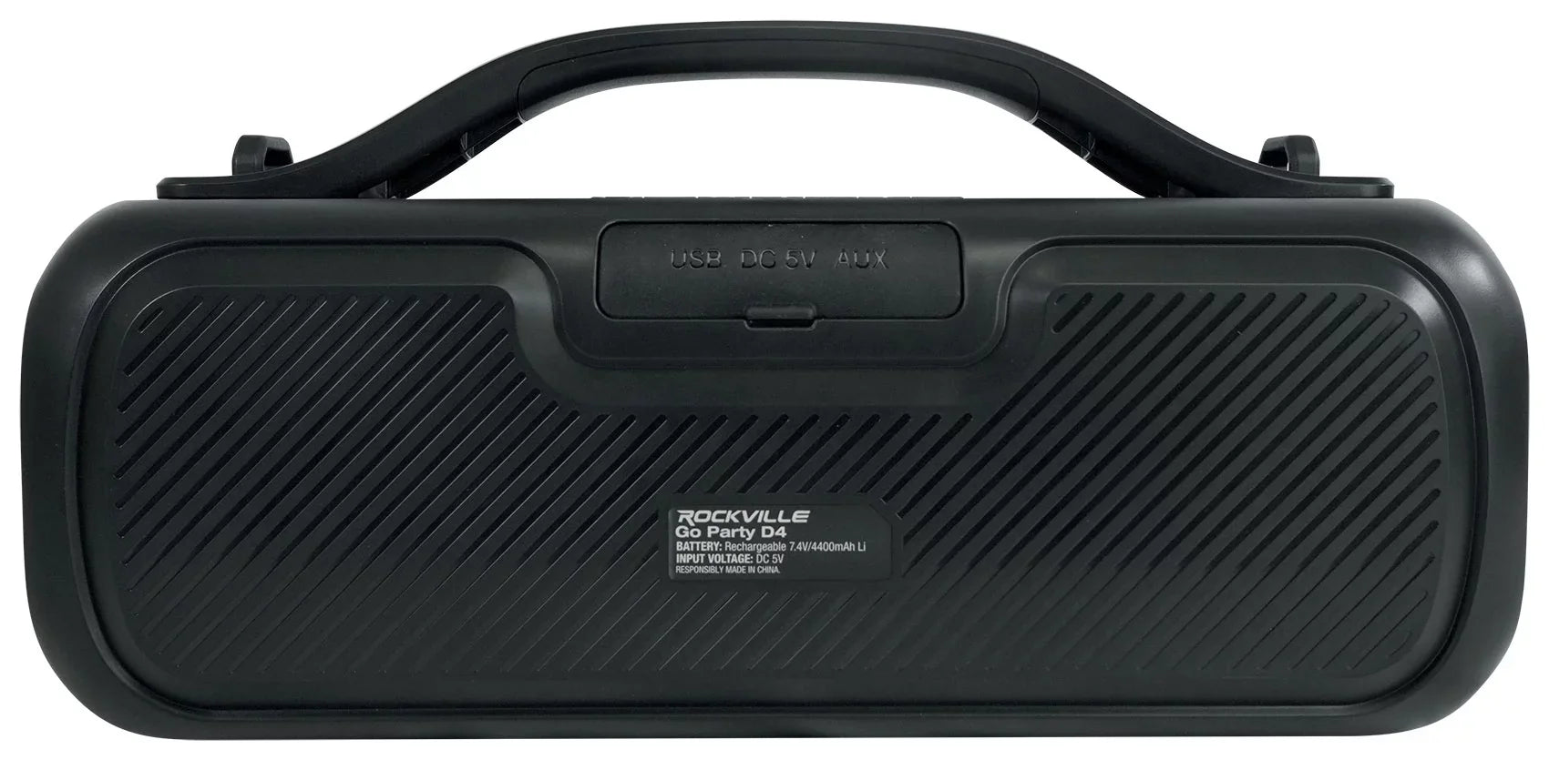 Bass Rockville Bluetooth Portable Go LED Speaker, D4 Deep Party Party Loud Large