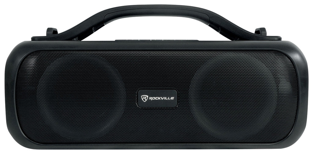 Bass Rockville Bluetooth Portable Go LED Speaker, D4 Deep Party Party Loud Large