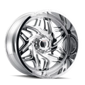 6x5.5 (-44mm) Truxx Chrome AT1914 22x12 Euphoria Wheel American