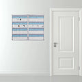 Safe Lock Box 96 Cabinet Organizer Box Key Cabinet Silver Wall Mount Storage Key