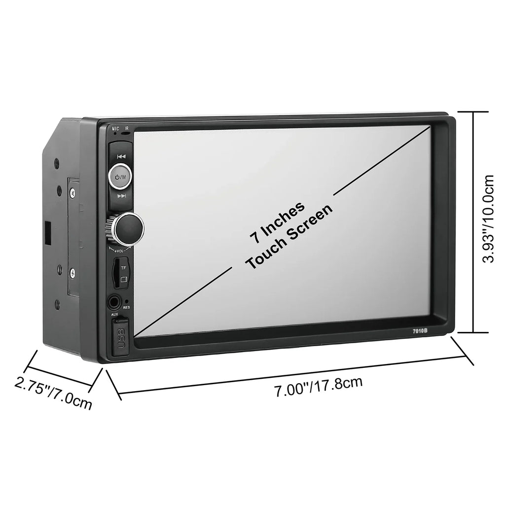 AUX TF New 7" Radio, Camera with Touch Car Player, Car Backup Screen FM Input, MP5 USB iMounTEK HD Multimedia