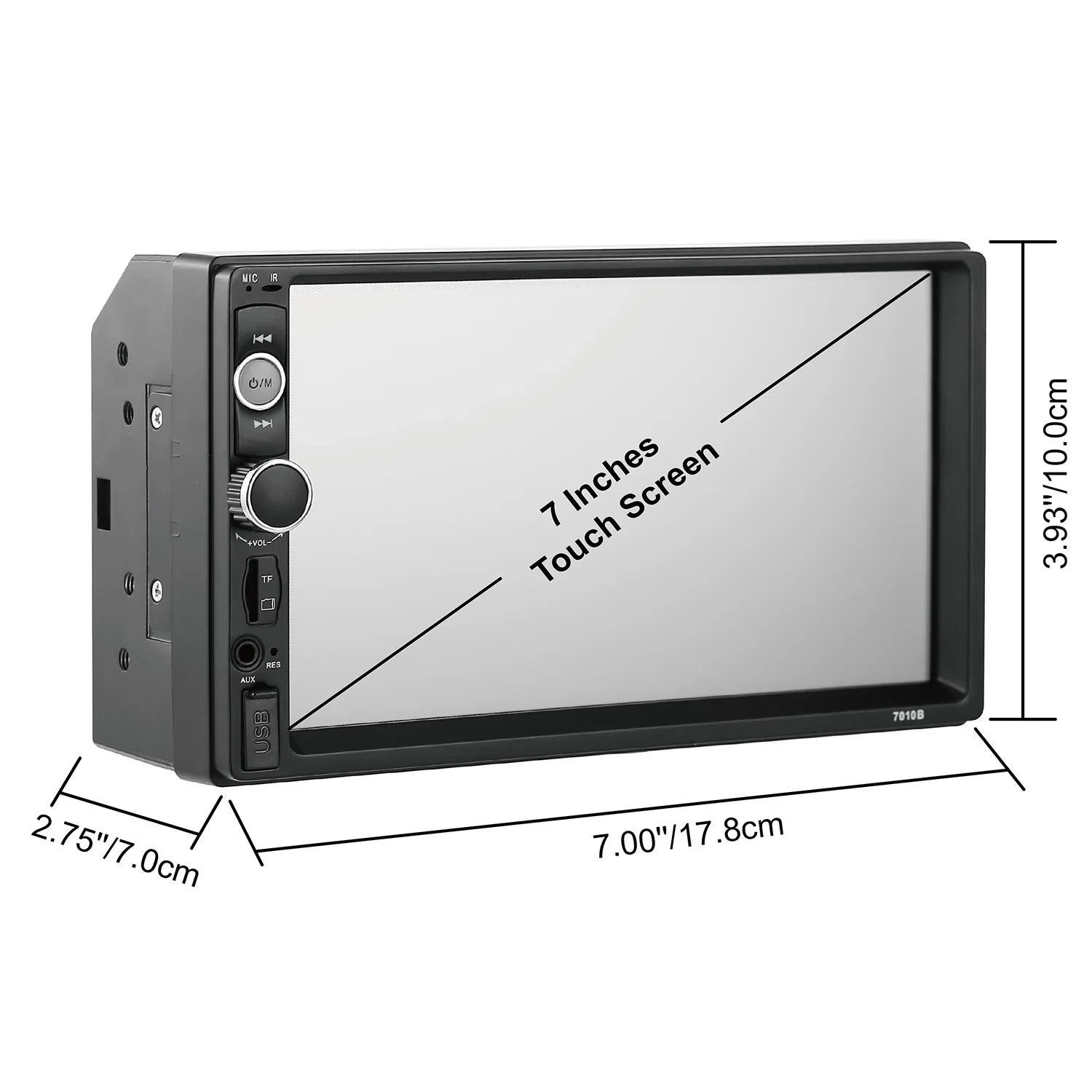 AUX TF New 7" Radio, Camera with Touch Car Player, Car Backup Screen FM Input, MP5 USB iMounTEK HD Multimedia