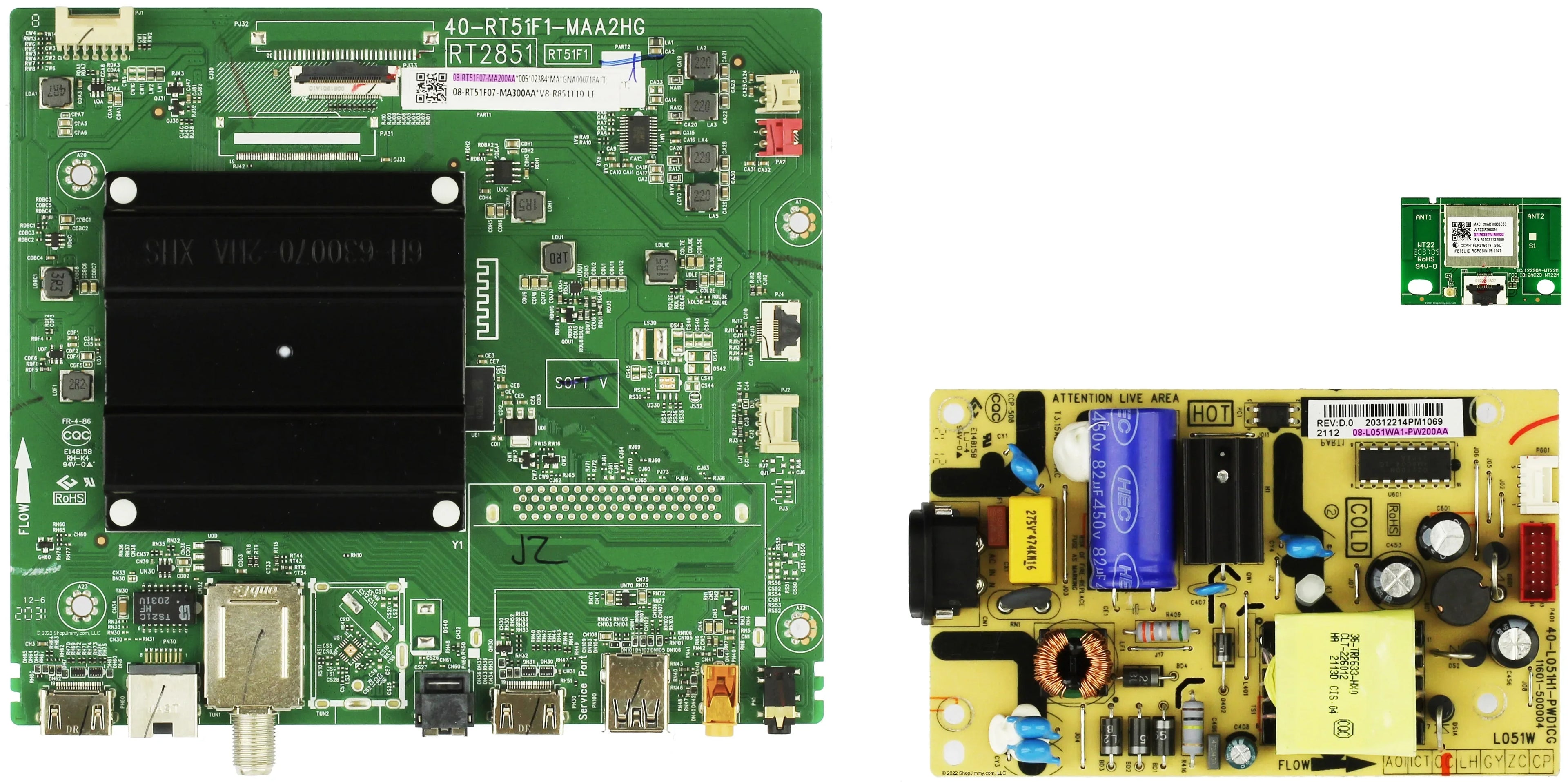 Complete V2 Repair TCL TV Parts 32S330 Kit
