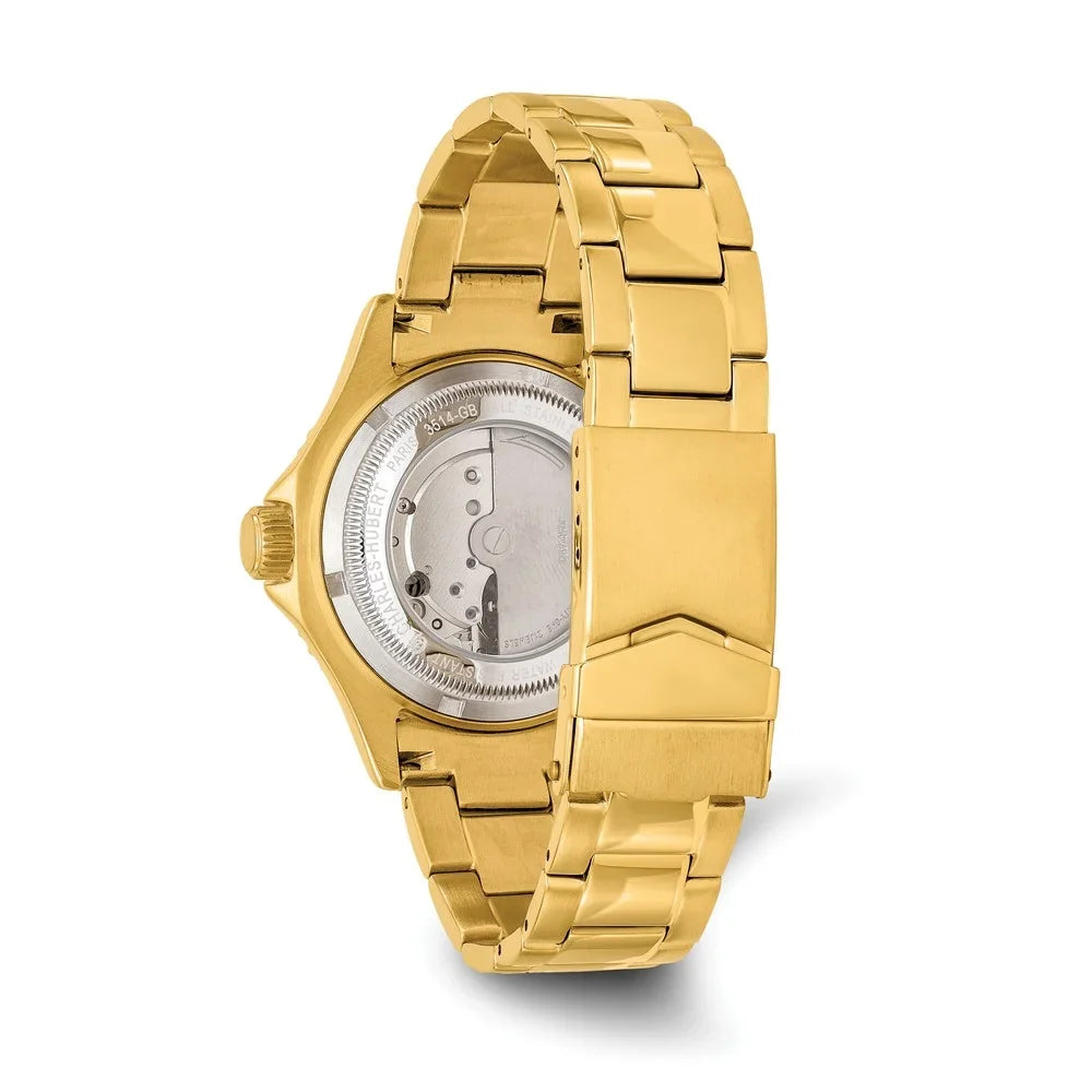 Steel Watch Automatic Charles-Hubert Men's Stainless Paris