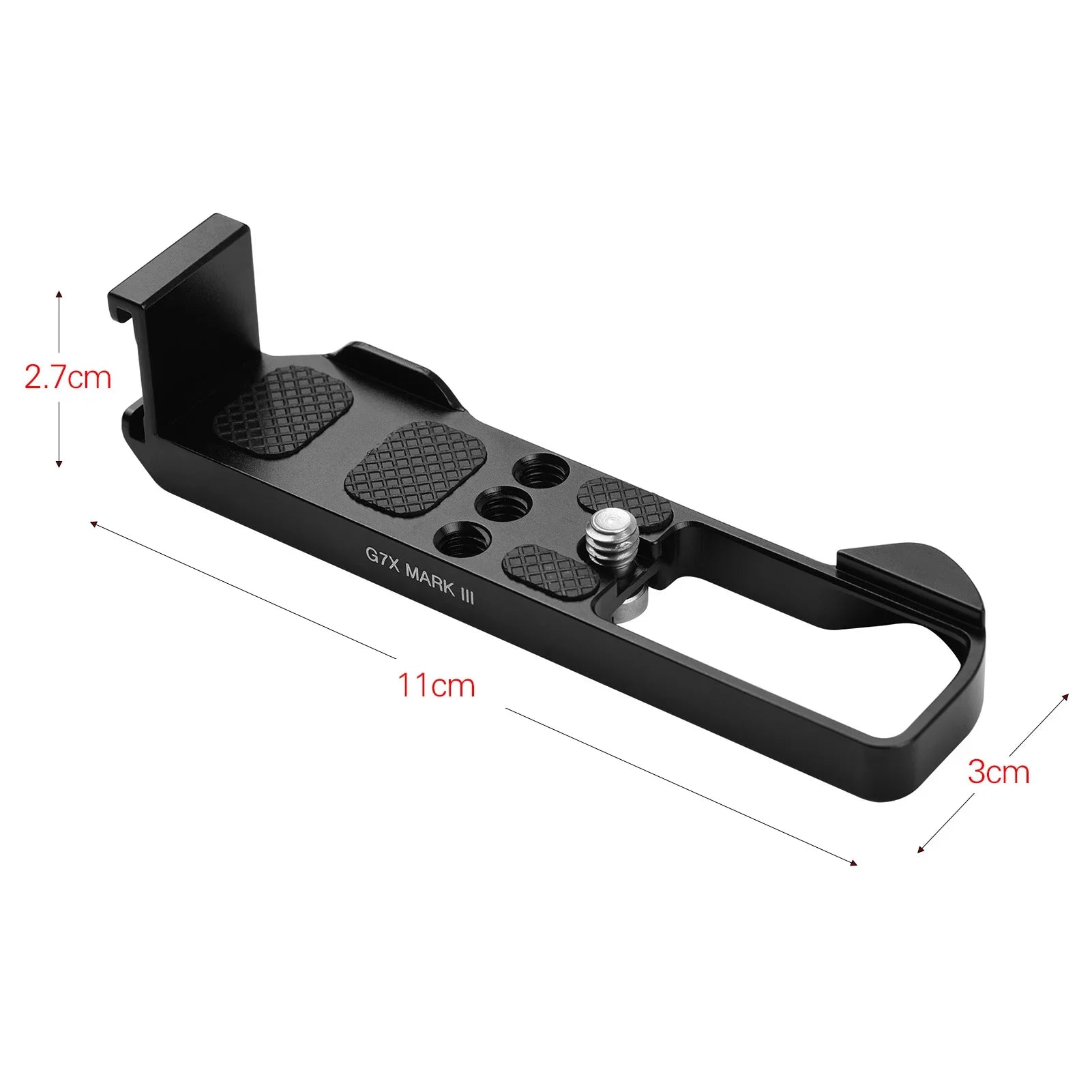 Mount Cold Shoe Accessories L Plate 3/8 Suzicca Release G7X Camera Wrenches Quick Canon for III Threaded Holes with Replacement Mark 1/4 Camera