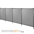 Security ft Swimming Pools Foot Pool and Inground 4 Fabric SKYSHALO Fencing Fences Fence, Pool Poles for Pool Privacy 1000D PVC x Removable Tubes, and 12 Aluminum Breathable with for Pool Fence Mesh,
