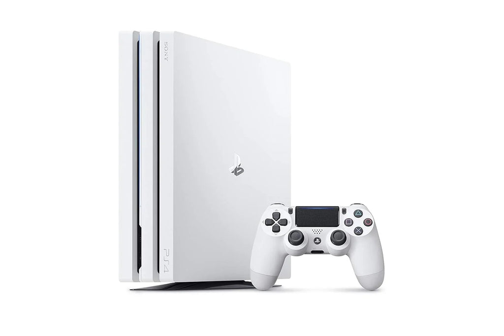 BOLT White AXTION Bundle Glacier 1TB HDMI Kit PlayStation Console Sony Cable Like Gaming Pro With 4 Cleaning New