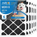 by MERV Carbon 20x24x1 Filters Furnace 6 Eliminator AIR. Filter to WICKED 8 Made Premium & Pack HVAC 5 FILTERS AC 700 MPR Filter USA FPR Odor Air AIRX Comparable 20x24x1 CLEAN