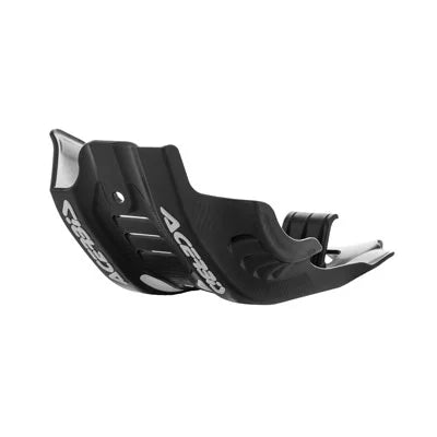 Plate Guard FX Acerbis Skid Plastic 450 Black/White for 2017-2018 MC Husqvarna Linkage with