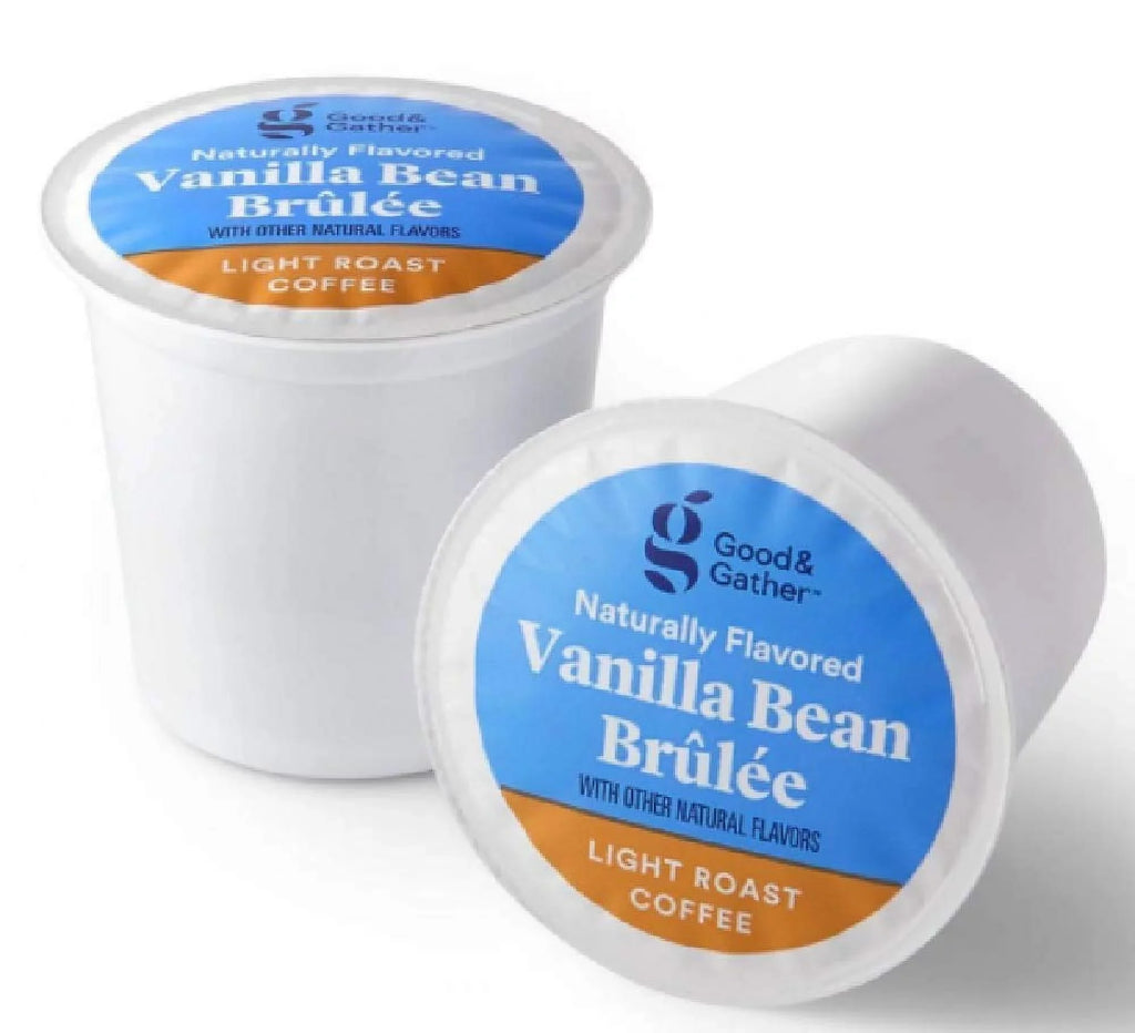 Pods Vanilla, Gather Vanilla Salted Cinnamon Flavored Single Coffee Count(Pack 4) of Toasted Flavors Brulee 4 Good and and of Bean Almond Certified,16 Caramel, Fair Serve Carmel Trade Bundle Naturally
