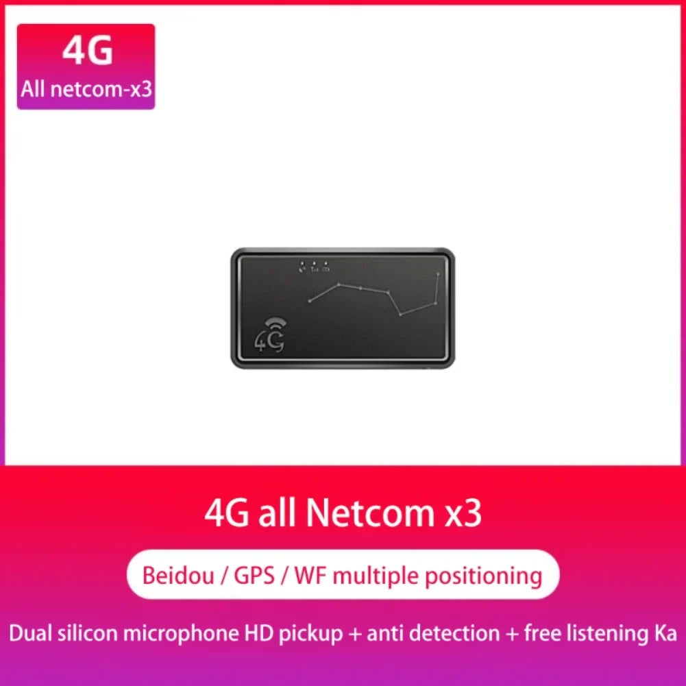 & - Security Pet Vehicle GPS/WIFI/Beidou Wireless Vehicle-Mounted Satellite Anti-Dropping Tracker 4G Device