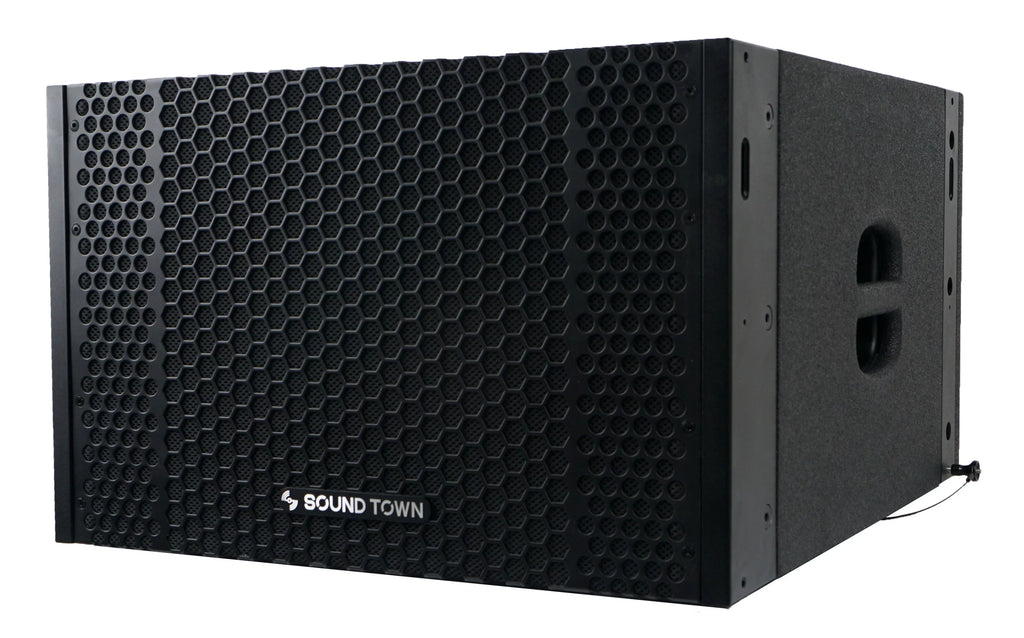 Line (ZETHUS-210S) Sound 1200W Array ZETHUS Subwoofer Series 2X12" Town