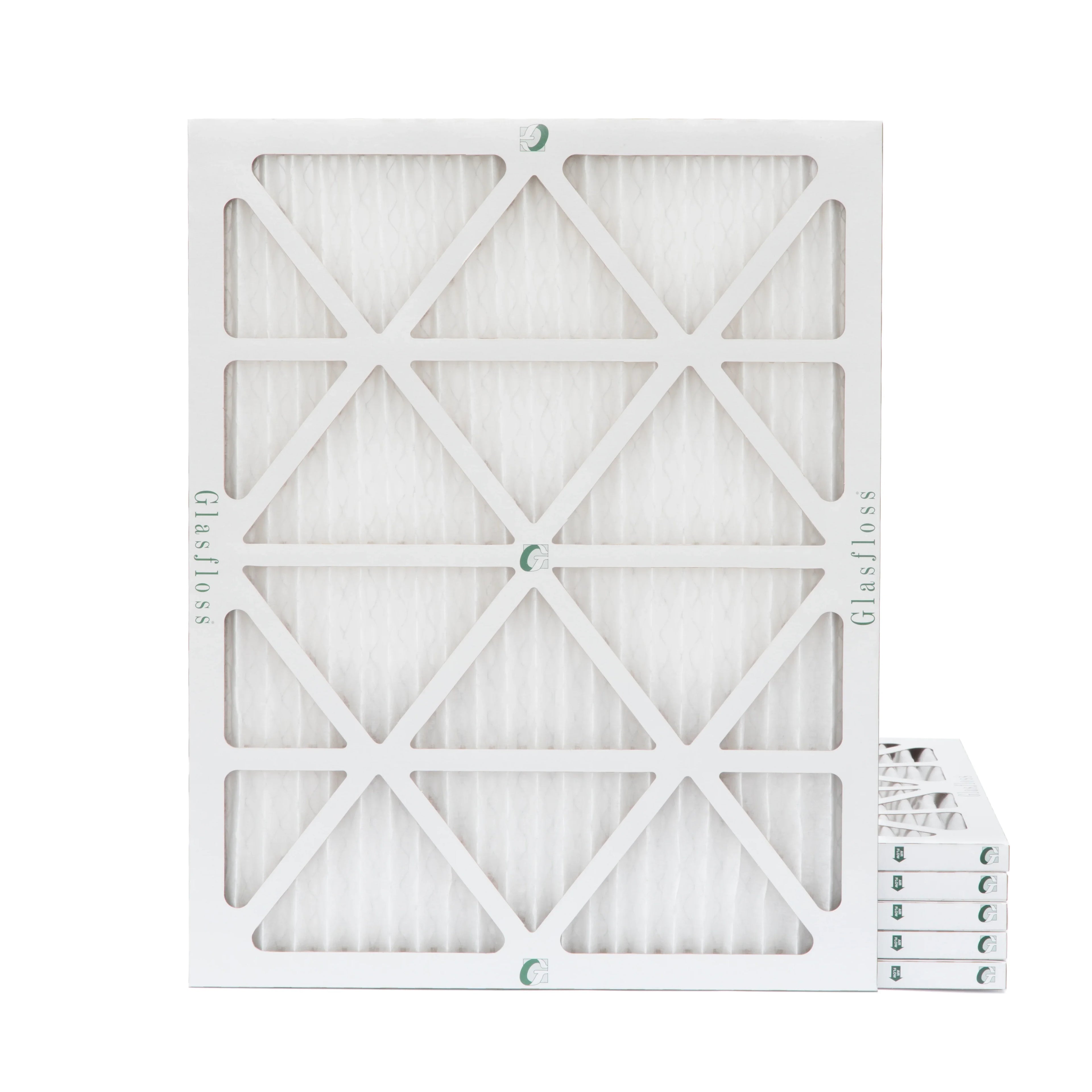 Furnace 16x20x1 AC Air Industries. Pleated Glasfloss MERV 13 Pack by 6 Filters