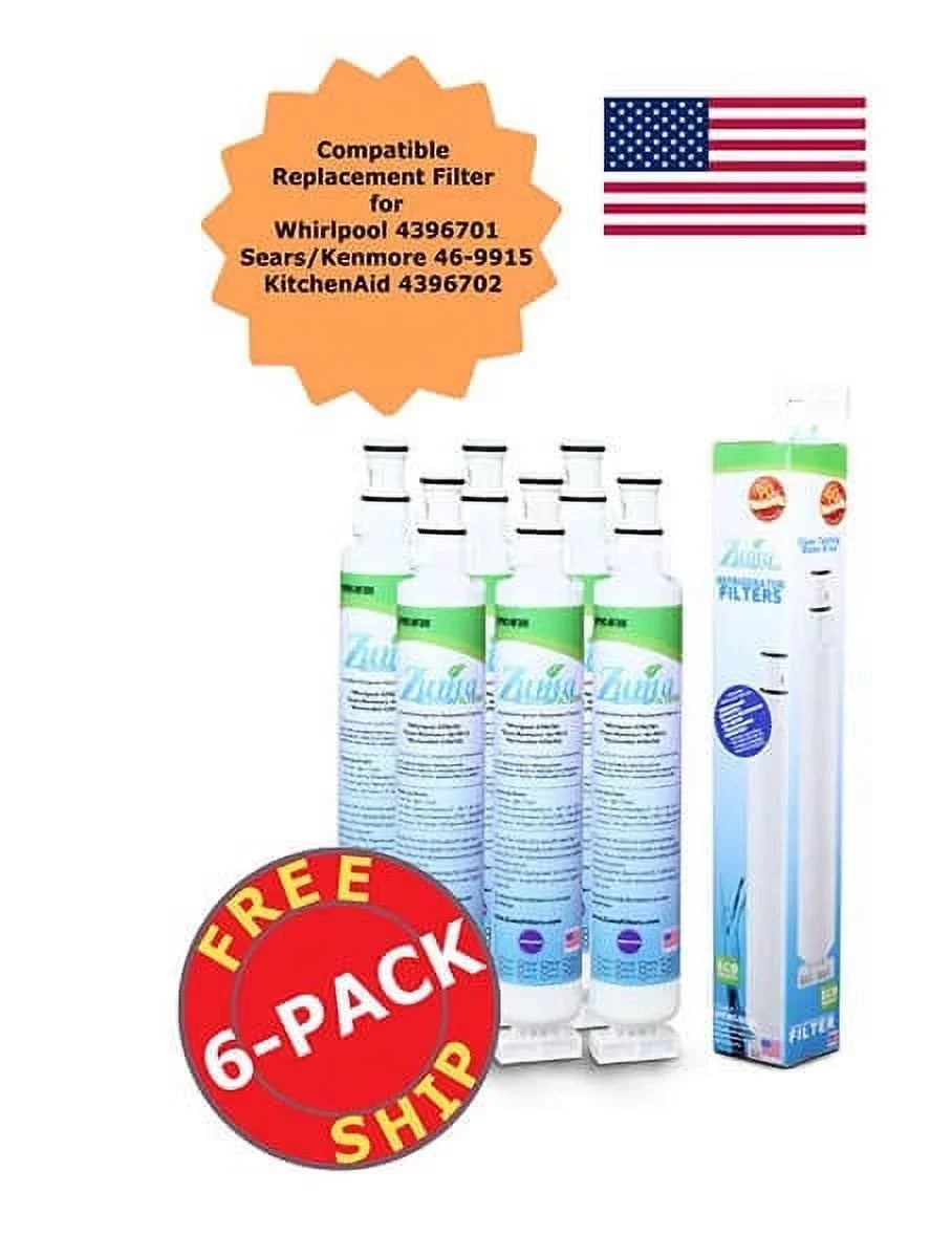 Filter # Brand OPFW3-RF300 - Compatible and Made Whirlpool® Pack Water Ice ZUMA , with 6 , in RWF1021 - , Model U.S.A.