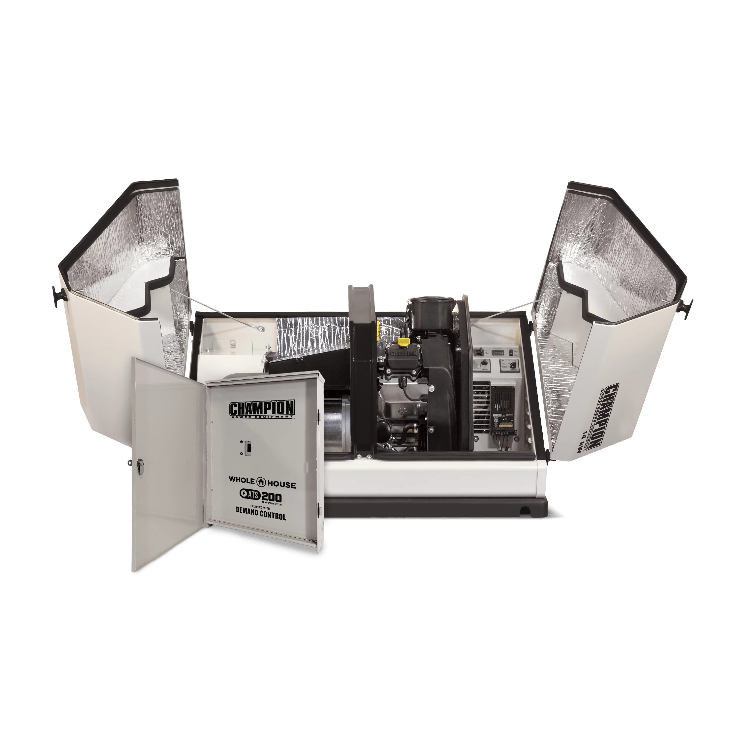 Generator Automatic Standby Transfer 200-Amp with 14-kW Switch Champion Demand Whole Control House with Home