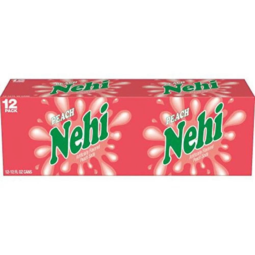 Peach (24 Ounce Cans) 12 Soda, Nehi